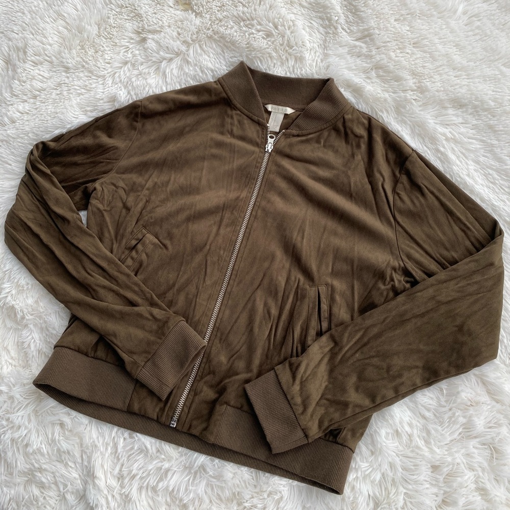 Forever 21 Suade/Velvet Jacket